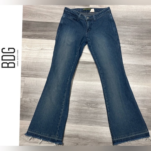 Urban Outfitters Denim - BDG urban outfitters low rise flare pinstripe jeans size 5/6 Y2K